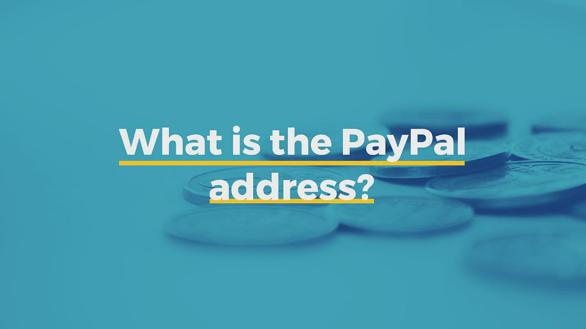 'Video thumbnail for What is the PayPal address'