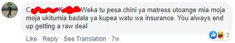 A funny Facebook comment on better alternatives to education plans in Kenya