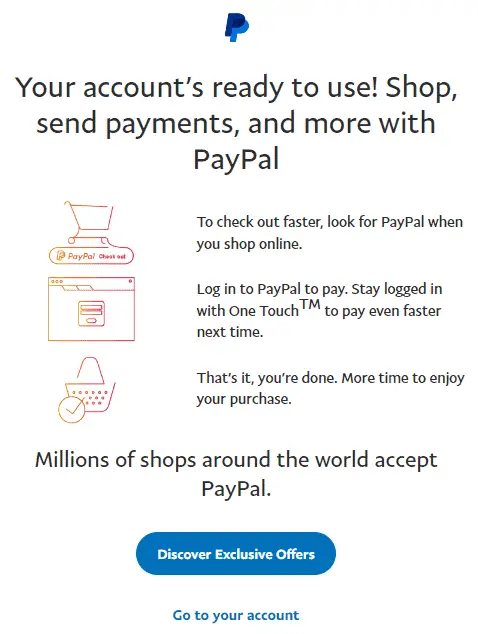 How to create a PayPal account in Kenya - Your account is ready! In a few minutes we will link PayPal to M-PESA