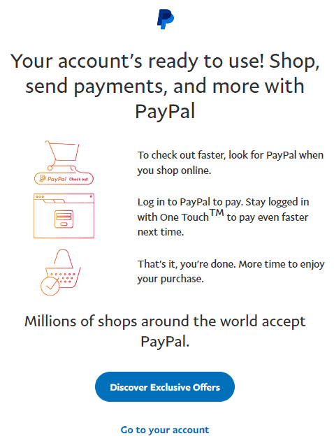 How to create a PayPal account in Kenya - Your account is ready! In a few minutes we will link PayPal to M-PESA