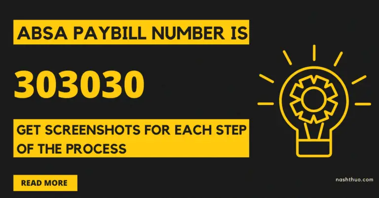 ABSA PayBill Number is 303030 – A+ Screenshots for Each Step