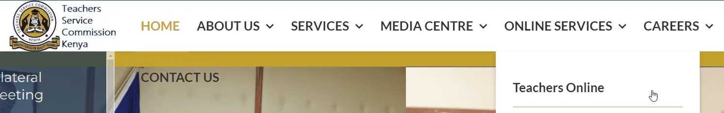 TSC online services portal