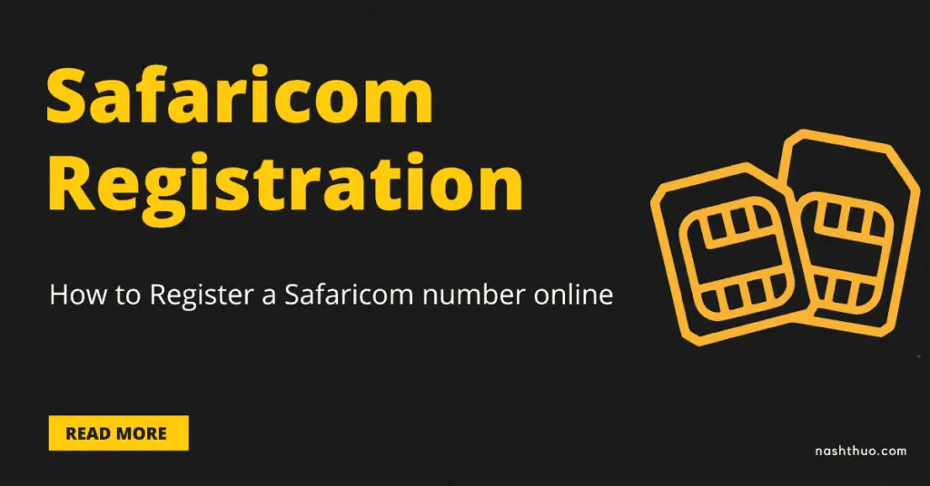 How to register a Safaricom line
