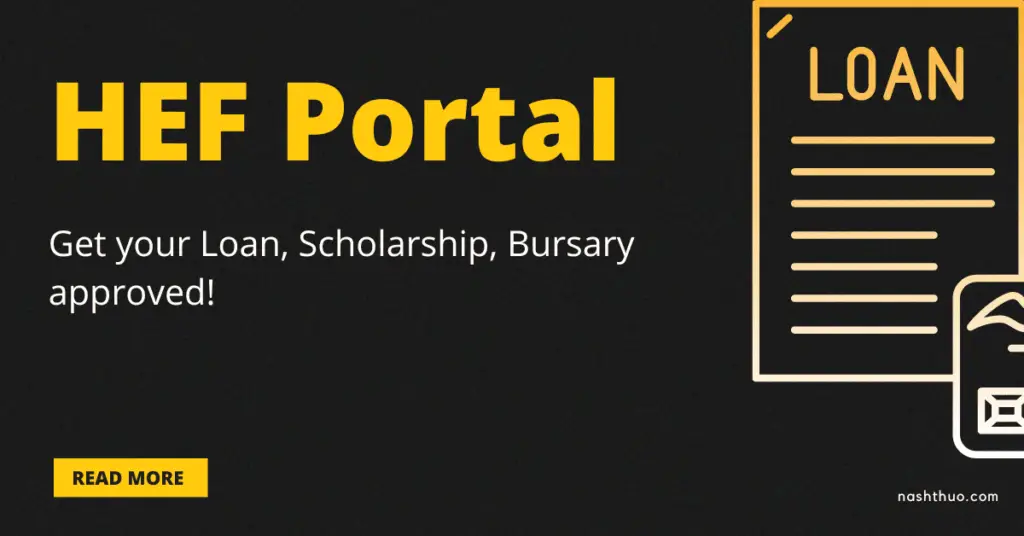 HEF Portal Login and Apply for Loans, Scholarships and Bursaries